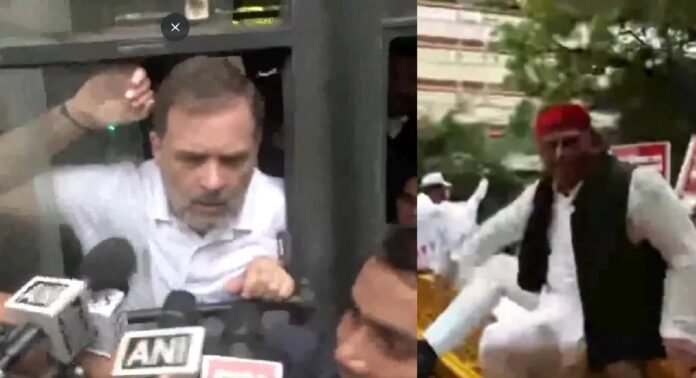 rahul gandhi arrested in dekhi