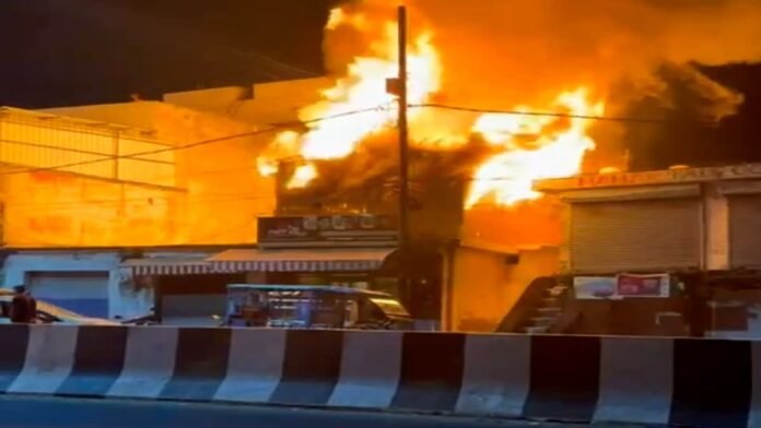 fire in restorant haldwani