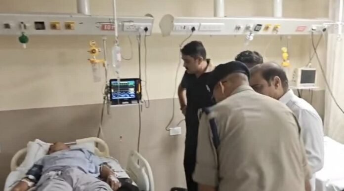 three police injuerd