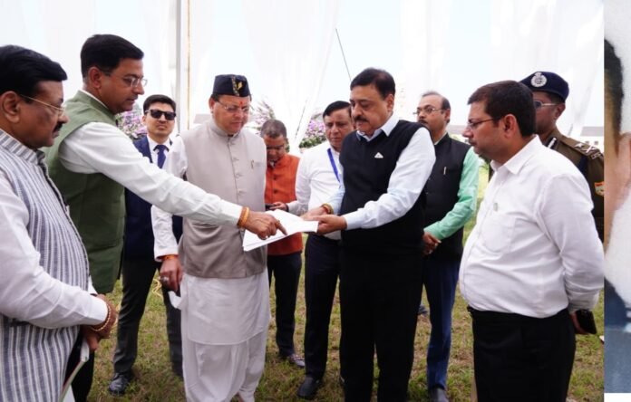 CM dhami fri pm modi event