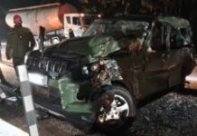 उत्तराखंड: सीमेंट मिक्सर से टकराई सेना की स्कॉर्पियो, चार सैन्यकर्मी गंभीर घायल