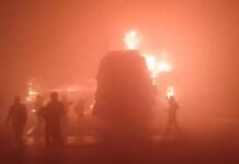 यमुना एक्सप्रेसवे पर कोहरे का कहर: 7 बसें और 3 कारें टकराईं, कई वाहनों में लगी आग, 4 की मौत, 25 घायल