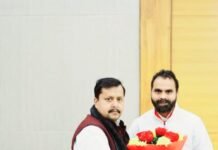 उत्तराखंड: दीपक बिजल्वाण राष्ट्रीय अध्यक्ष नितिन नबीन से की मुलाकात, समसामयिक मुद्दों पर चर्चा