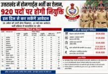 उत्तराखंड में होमगार्ड्स भर्ती का ऐलान, 920 पदों पर होगी नियुक्ति, इस दिन से कर सकेंगे आवेदन