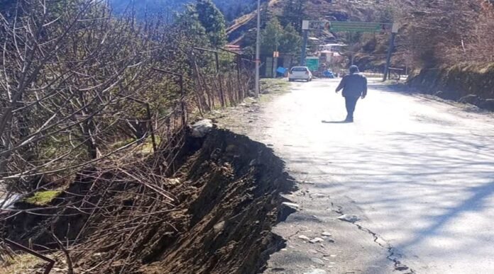 dharali raod damadge