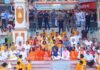 भाजपा राष्ट्रीय अध्यक्ष परमार्थ निकेतन ऋषिकेश गंगा आरती में हुए शामिल