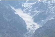 बदरीनाथ धाम के पास कंचनगंगा क्षेत्र में ग्लेशियर खिसका, कोई नुकसान नहीं