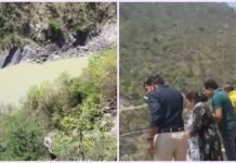 देवप्रयाग में दर्दनाक हादसा, गंगा नदी में समाई इनोवा; SDRF और पुलिस का सर्च ऑपरेशन जारी