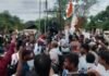 रांची में छात्रों का विधानसभा कूच, तीन परत की बैरिकेडिंग तोड़ी, पुलिस से बढ़ा टकराव