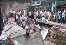 उत्तराखंड: तेज बारिश से करगी ग्रांट में दो दुकान और एक मकान ढहा, लोगों में दहशत