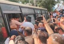 हल्द्वानी शुद्धिकरण विवाद: कांग्रेस का शक्ति प्रदर्शन, सीएम आवास कूच पुलिस ने रोका, हिरासत में कई नेता