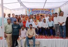 नन्दलाल जोशी फिर निर्विरोध बने जल संस्थान कर्मचारी संघ के प्रदेश महामंत्री